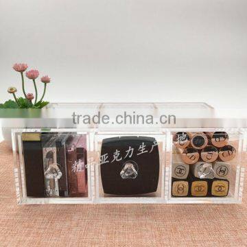 with 3 drawers acrylic cosmetics storage box