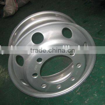 22.5x8.25 tubeless steel wheel for export