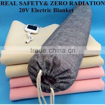 20v Timer Electric Heating Blanket with Auto-off Function