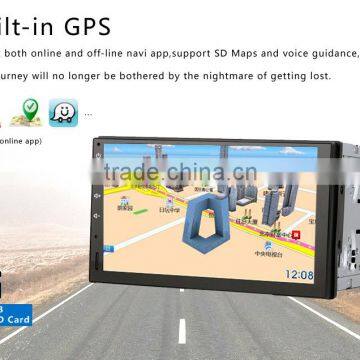 Double Din Car Stereo Android 5.1.1 Car PC GPS for 2 Din Universal 2DIN 3G Wifi BT SD Navigation Radio RDS Stereo System