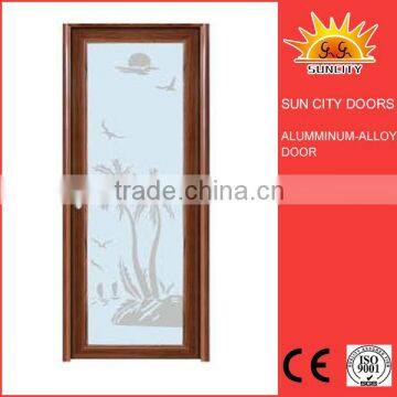 SC-AAD058 2016 new design aluminum alloy sliding door,bath aluminum door