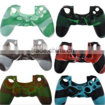 6 Colors Camouflage Silicone Case Cover for PS4 Controller shell Wholesale