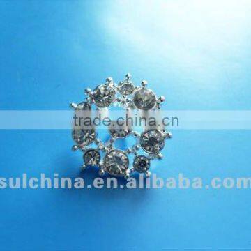 crystal button