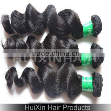 Larger stock 5a grade 100% human weaving Virgin Peruvian Hair