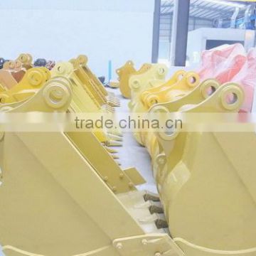 Wear-resisting steel standard bucket for digging soil in China