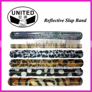 Full color printed slap bracelets