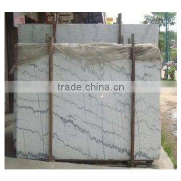 Natural Guangxi Chinese White Marble stone tile slab riser