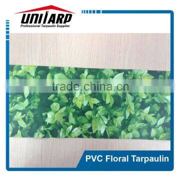 pvc laminated striped floral tarpaulin