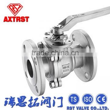 2pc flange stainless steel floating JIS ball valve