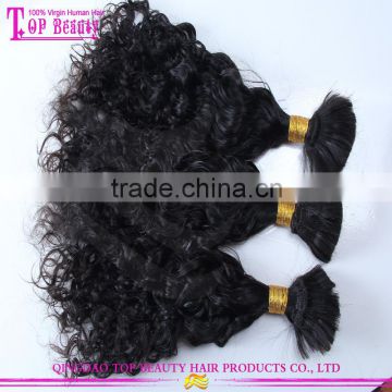 2015 Hot Sale Wholesale Bulk Hair Extensions Popular Cheap 7A Grade Human Hair Bulk