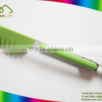 Hot sale High quality sainless steel with TPR handle nylon spaghetti tongs