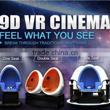 New experience electronic game vr 9d egg cinema simulation machine