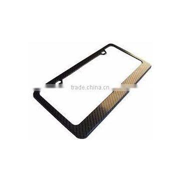 Custom Made High Quality Carbon Fiebr License Frame photo-4