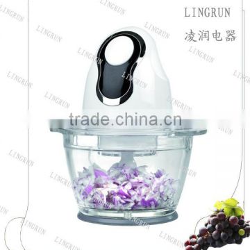 Glass bowl fruit and vegetable chopper for sale