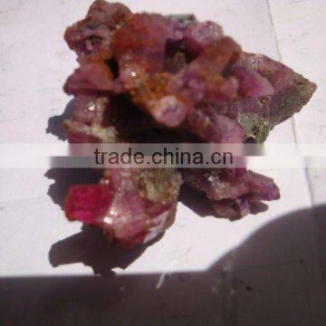 natural rough ruby