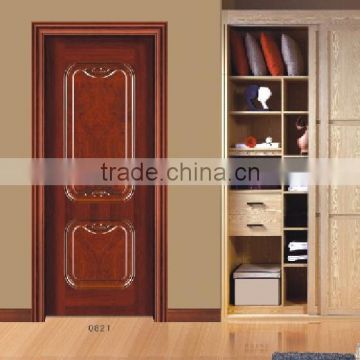 High quality popular door products mahogany wood price solid wood door