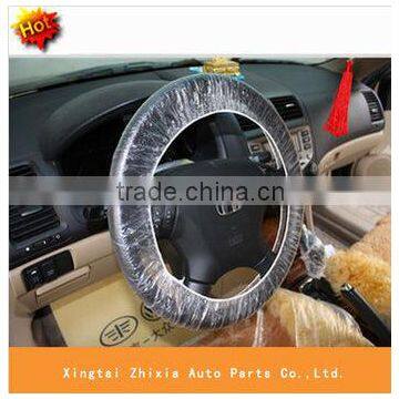 ZX China disposable sleeve cover/ winter steering wheel cover/disposable plastic seat cover