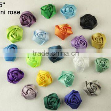 Handmade Making Artificial Silk Ribbon Flower photo-5