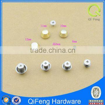 Zinc Alloy Material Screw Bag Feet Crew Installation Studs