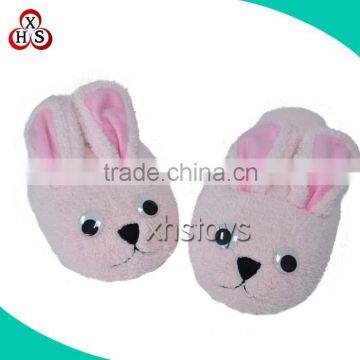 Kids china cute stuffed plush rabbit slippers wholesale