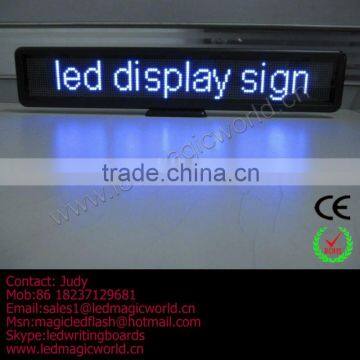 New 12V Blue LED Car Sign Moving Scrolling Light Messag Dispaly