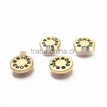 Metal Zinc Logo Rivet Ornament For Boot