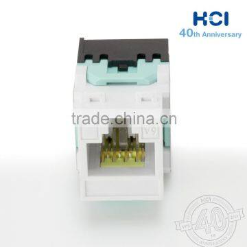 Network Solution RJ45 Super Cat 6 UL 180 Degree UTP Modular Keystone Jacks photo-3
