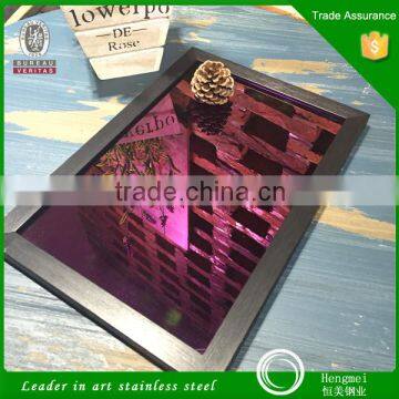 free sample 8k color mirror decorative ferritic stainless steel