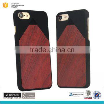 Beautiful spice mobile phone back cover blank wood case for iphone 7 7plus