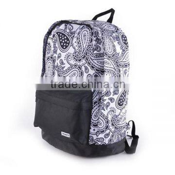 Full Printed Canvas School Backpack photo-2