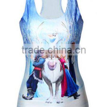 Popular wholesale Frozen tank top women Summer Tank Top