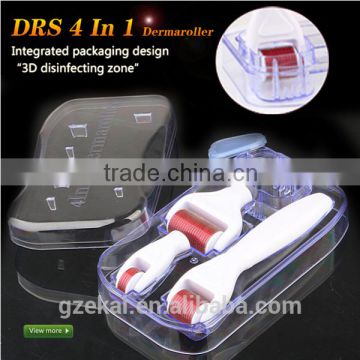 Microneedle roller therapy skin care product stretch marks and cellulite reducing tool 4 Iin 1 derma mesoroller