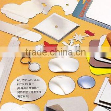 acrylic decoration mirror with adhesive back