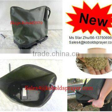 Manual fertilizer speader and lawn grass seed spreader