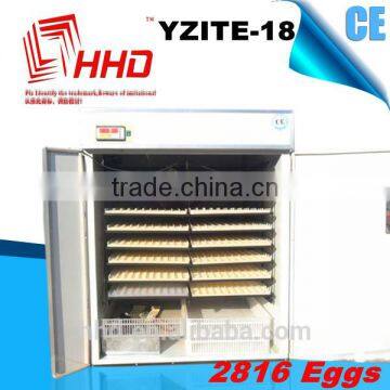 Powerful HHD CE marked automatic quail egg incubator hatching machine for sale YZITE-18