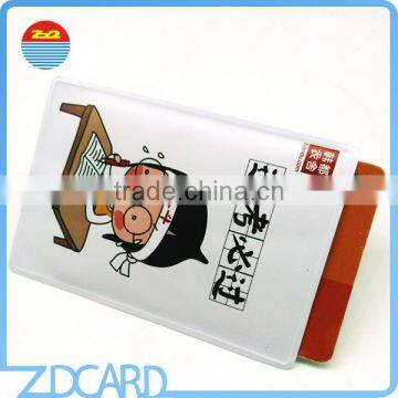 Soft PVC Plastic Sleeve Card Holder Factory
