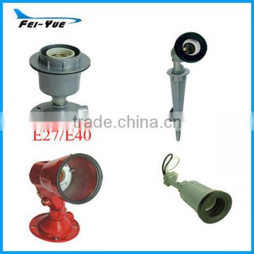 Outdoor Die-Casting Aluminum E27/E40 Lamp Holder