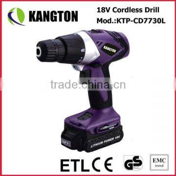 Cordless drill 18V Lithium Battery