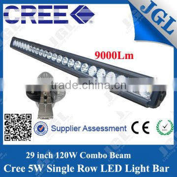 29'' 120w 10-30v waterproof led light bar 5w cree 120w led light bar for Acura