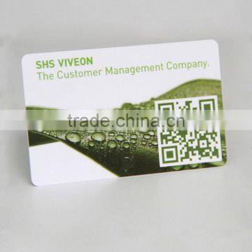 Unique QR Code Plastic PVC Card