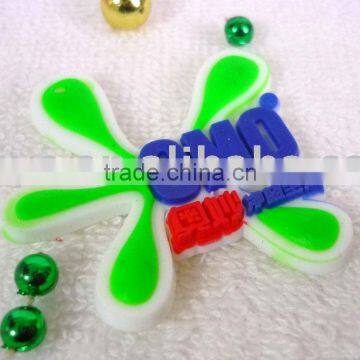 Double side Soft PVC Mobile phone pendant