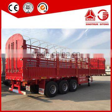 3 Axles Cattle Transport Livestock Semi Trailer