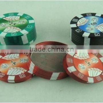 cheap zinc alloy Weed Grinder like chip