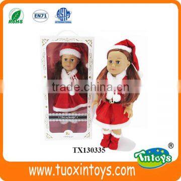 18 inch silicone real girl Christmas doll for kids girl