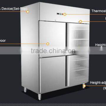 Commercial Restaurant Stainless Steel 4 or 2 Door Upright Fridge Deep Freezer/industrial Freezer photo-3