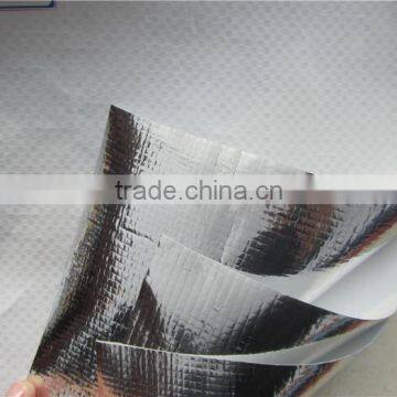 High Quality Alumium Tarpaulin, Aluminum Foil Coated Fabric, Cheap Waterproof Tarp photo-4