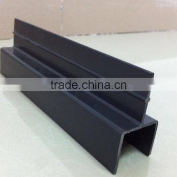 U-shaped Pvc Plastic Profile Plastic Corner Extrusion Hollow Profile photo-3