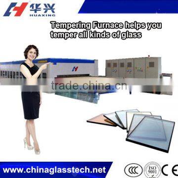 Size Customized intelligent control CE&CCC double row fan customized flat tempered glass stove