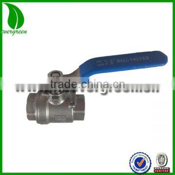 High Purity And Quality Sanitary SS 2-Pieces female Thread Ball Valve
