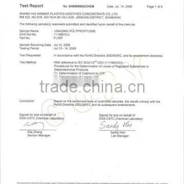 UV FRIENDLY- ENVIRONMENT TEST REPORT
